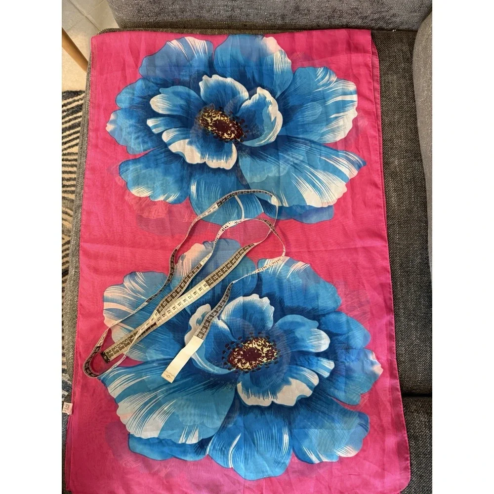 6 Vintages rectanglular scarfs , various colors and widths all over 60
